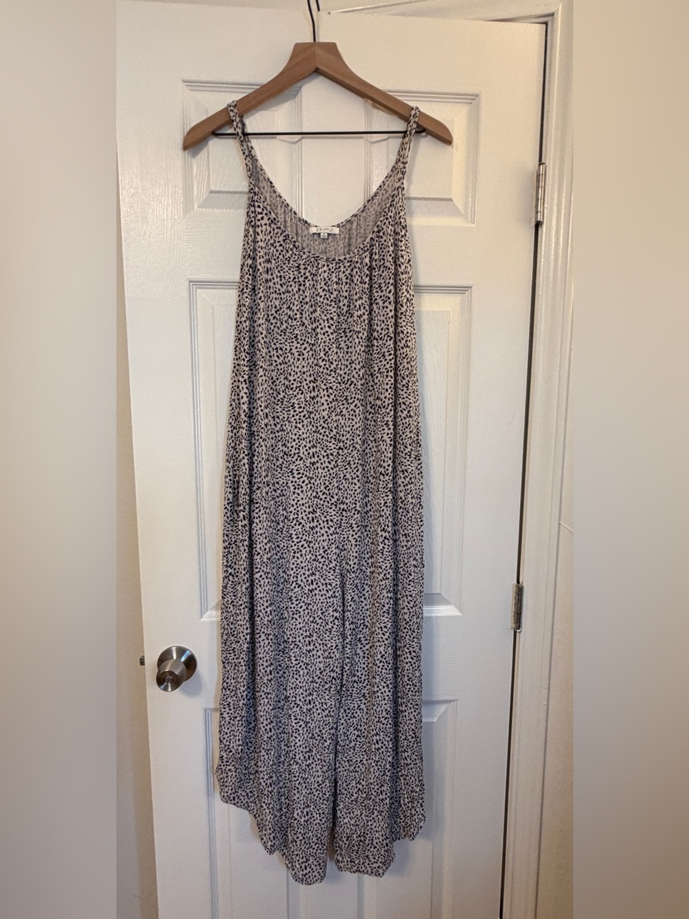 Z Supply Sleeveless Spotted Jumpsuit